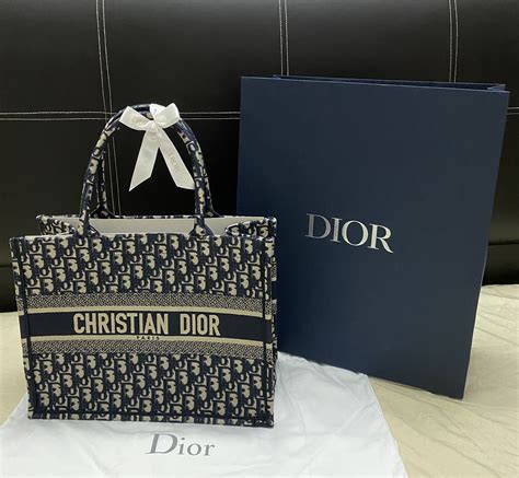 christian dior mini book tote|Dior tote bag medium size.